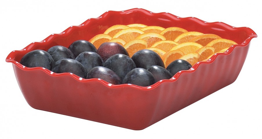 Cambro Meze Kabı Kıvrımlı Dikdörtgen 26,5*33,5*8 cm ( DC10 )