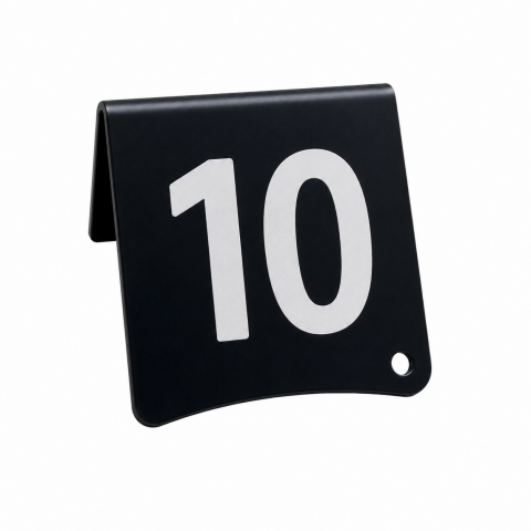 Masa Numarası 10’lu – Siyah