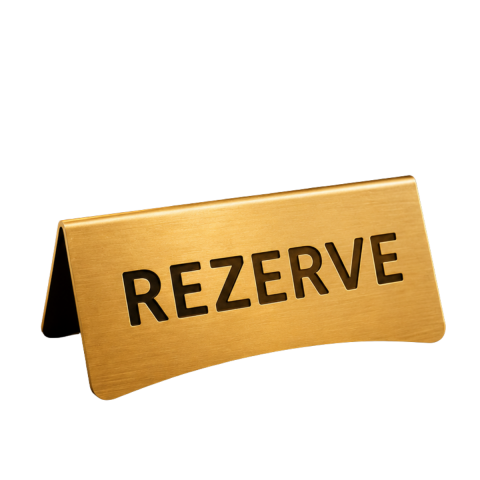 Masa Rezerve Yazısı – Gold