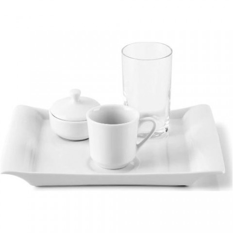 Güral Porselen Milano 05 Parça Kahve Seti Dekorsuz ( MLN05KST00 )