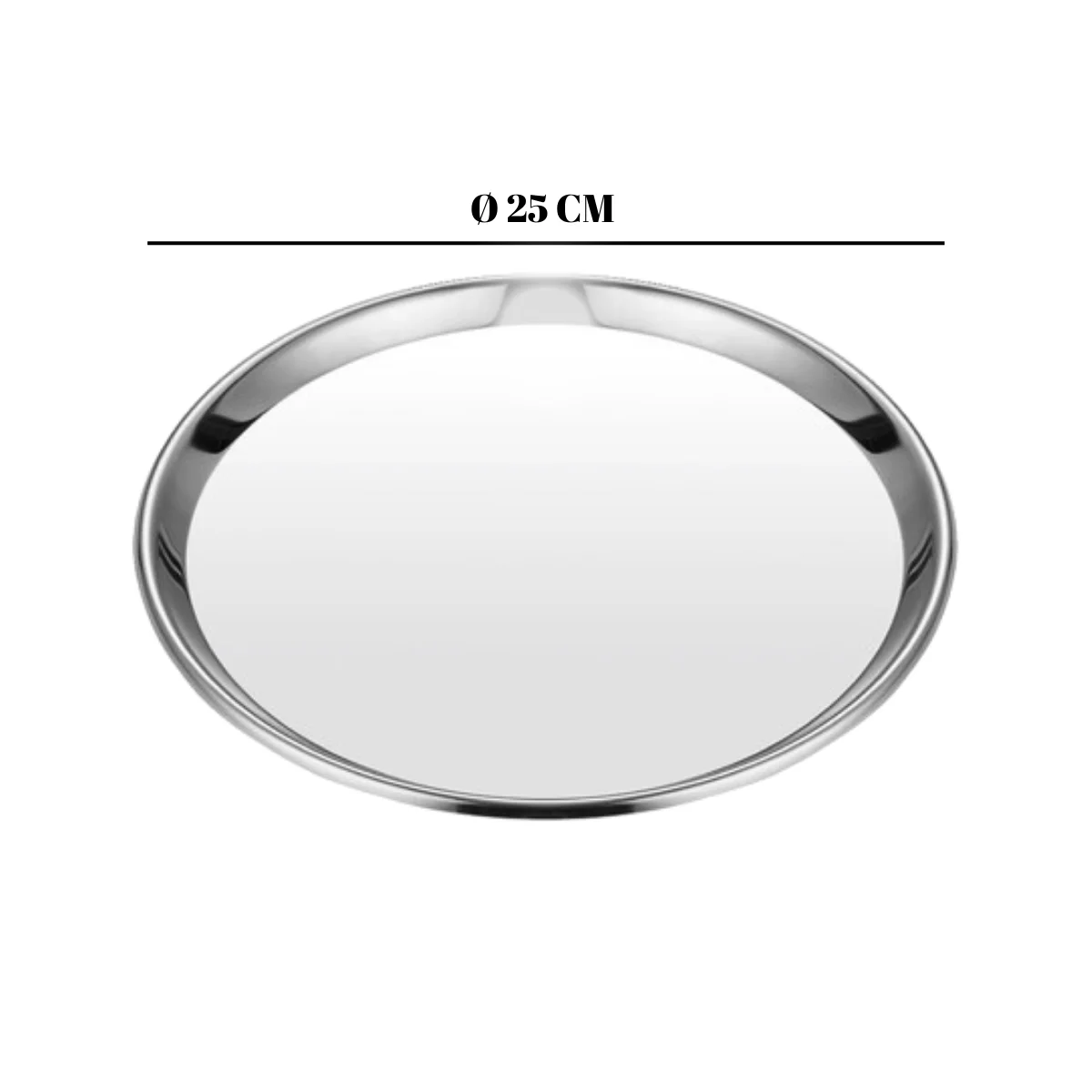 Mini Yuvarlak Tepsi 23,5 cm No:3