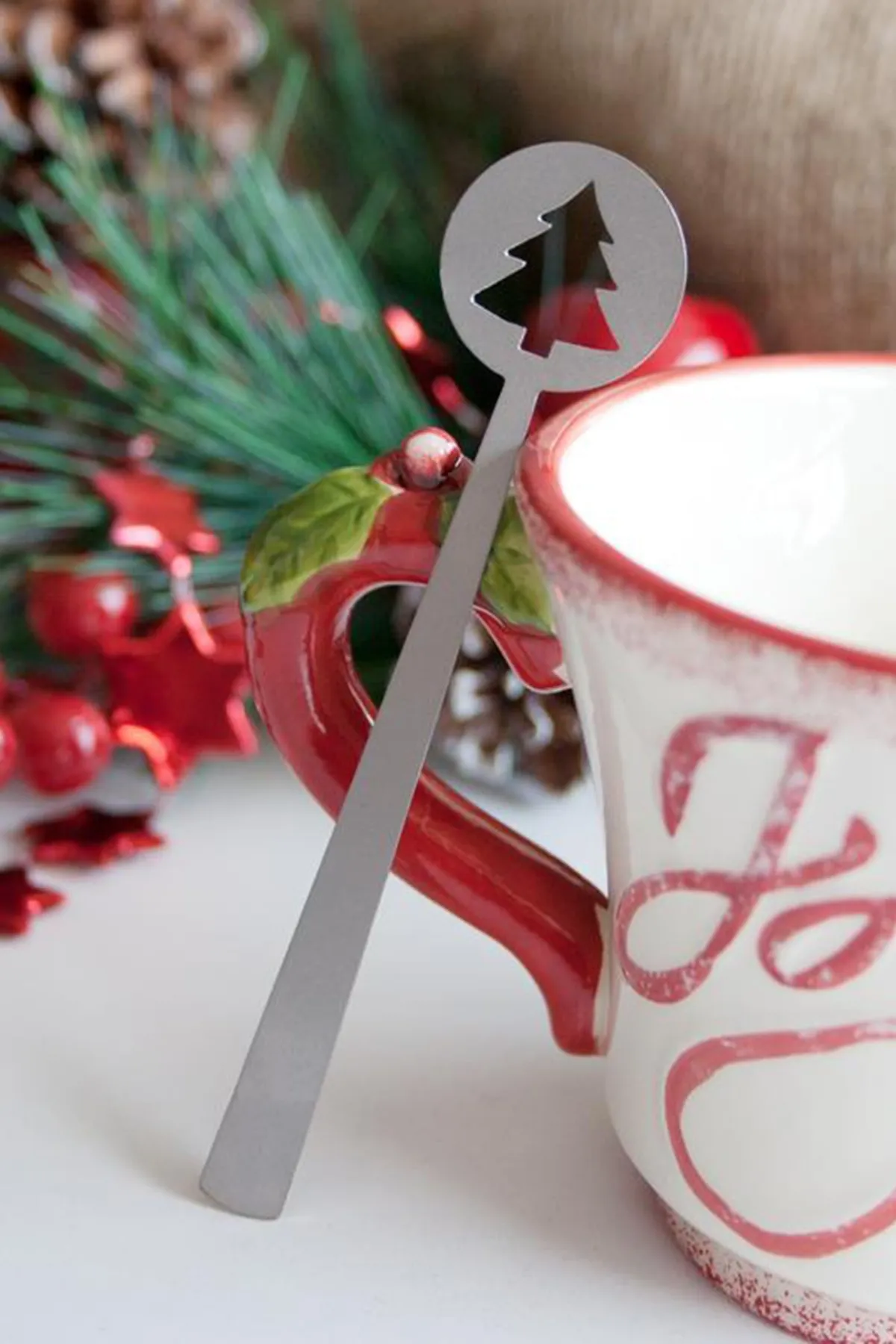 Narin Çam Desenli Çay Kaşık A58013