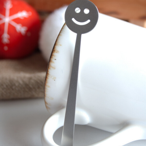 Narin Gülen Yüz Desenli Çay Kaşığı (A58011.HAPPY)