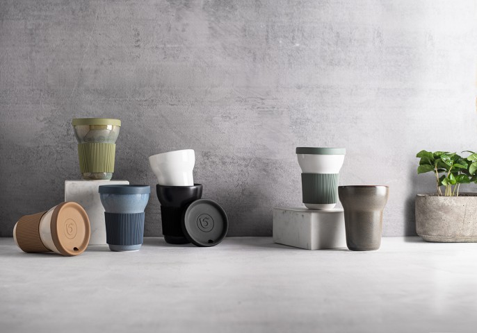 Bonna Silikon Kapak Ve Tutacaklı Notte Softline Mug 350 cc