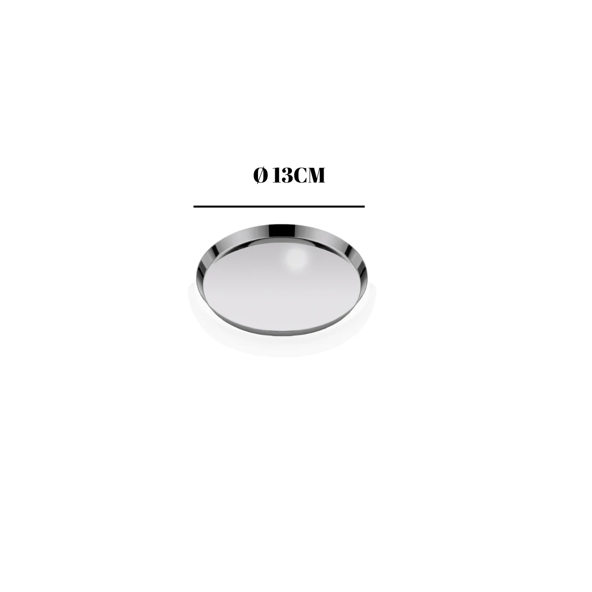 Nova İkramlık Çelik Tabak 13 cm No:2