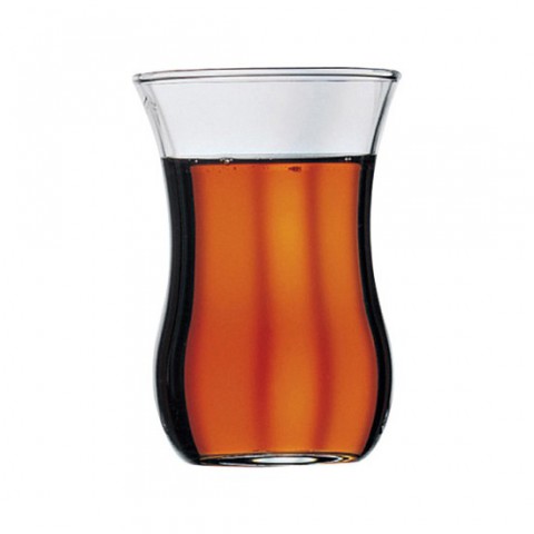 Optikli Çay Bardağı 120cc V Blok