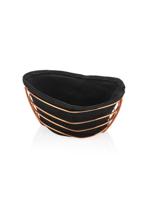 Narin Oval Tel Ekmek Sepeti Bakır ( A60051 )
