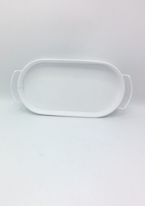 Oval Tepsi Beyaz