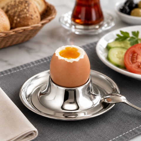 Özbir 5801 Paslanmaz Çelik Tabaklı Yumurtalık 11 Cm