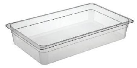 Plastport Kırılmaz Şeffaf Gastronom Küvet Gn 1/1 - 100 mm ( 46011100 )