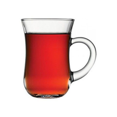 Paşabahçe Keyif Kulplu Çay Bardağı 140cc H:96mm (55411)