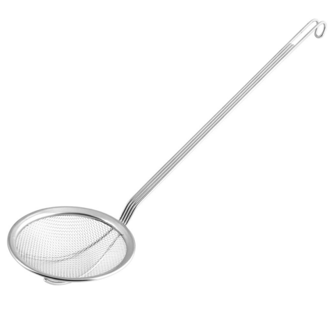 Paslanmaz Seyrek Tel Kevgir – 22 cm | Sap: 38 cm