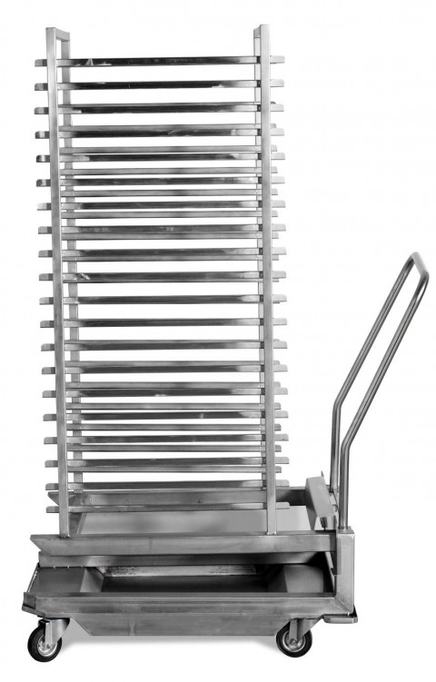 Empero Patisserie Tepsi Taşıma Arabası Ve Tepsi Kiti 12*(40*60 cm Tepsi ) (EMP.TA.12-40X60 )