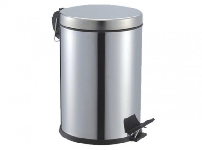 Pedallı Çelik Çöp Kovası , 5 lt
