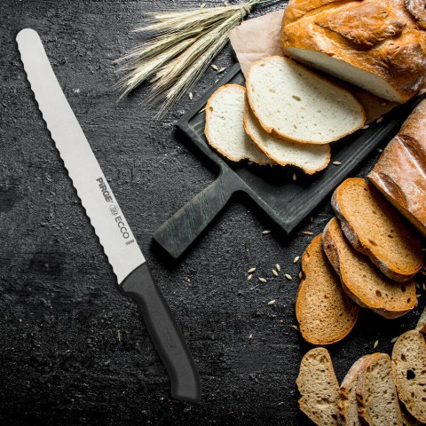 Pirge Ecco Ekmek Bıçağı Geniş Pro - Dalgalı Dişli 22,5 cm ( 38009 ) Pirge Ecco Ekmek Bıçağı Geniş Pro - Dalgalı Dişli 22,5 cm ( 38009 )
