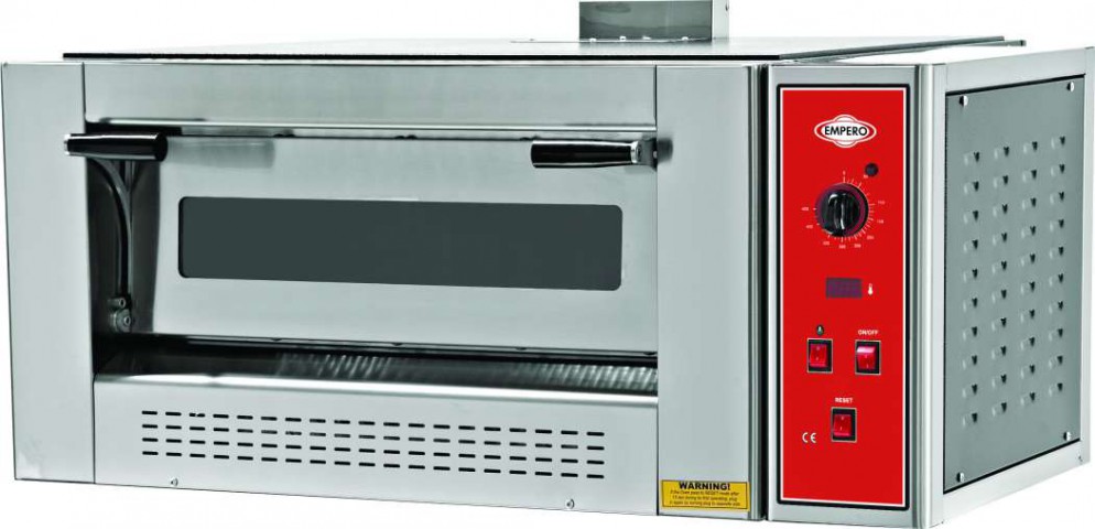 Empero Pizza Fırını Gazlı Tek Kat 30cm* 4 Pizza (EMP.4G)