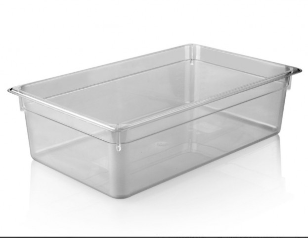 Plastport Kırılmaz Şeffaf Gastronom Küvet 1/1 - 150 mm ( 46011150 )