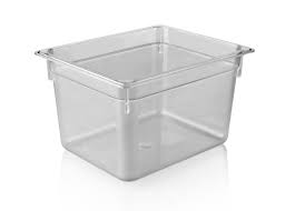 Plastport Kırılmaz Şeffaf Gastronom Küvet 1/2-200 mm ( 46012200 )