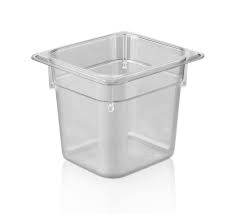 Plastport Kırılmaz Şeffaf Gastronom Küvet 1/6-150 mm ( 46016150 )
