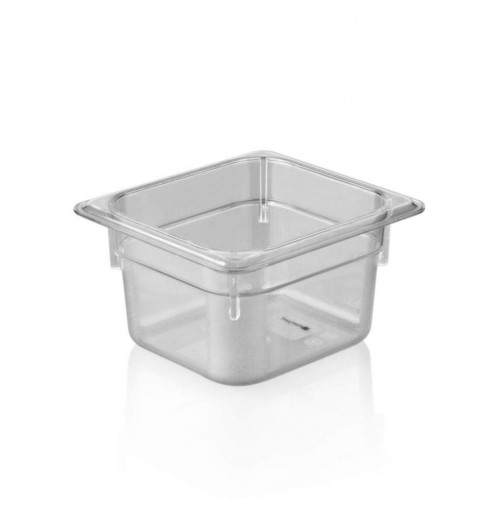 Plastport Kırılmaz Şeffaf Gastronorm Küvet Gn 1/6-100 mm ( 46016100 )