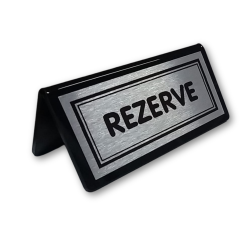 Pleksi Rezerve Gümüş Metal 12*5 cm
