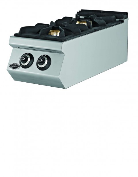Empero Plus 2 Brülörlü Gazlı Ocak 400*900*300 mm (EMP.PLS.9KG010)