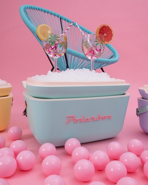 Polarbox Sıcak / Soğuk Tutucu Thermo Çanta 12 lt Sky Blue Rose