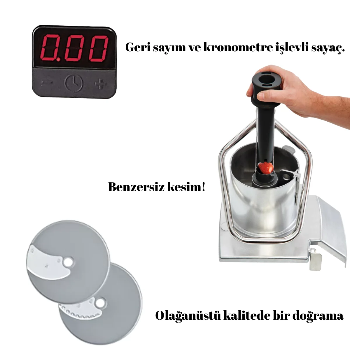 R 752 V.V. Kombine Mutfak Robotu Parçalama / Doğrama 1500 watt