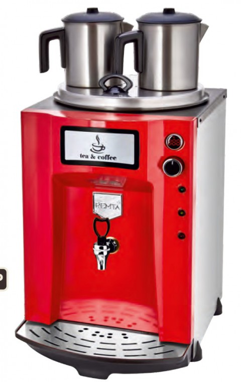 Remta Jumbo Premium Çay Makinesi , 2 Demlikli Şamandıralı , 23 lt (DE11SP)