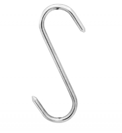 S Çengel Nikel Kaplama 5 mm (Büyük)