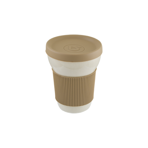 Bonna Silikon Kapak Ve Tutacaklı Sand Softline Mug 350 cc