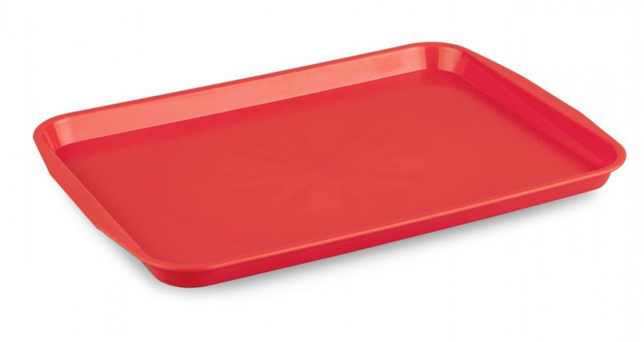 Plastport Servis Tepsisi - Kırmızı 27X36 cm ( 46112736 )