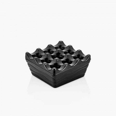 Külsan Kare Küllük 9*9 cm Kapaklı ( 1600 ) Siyah