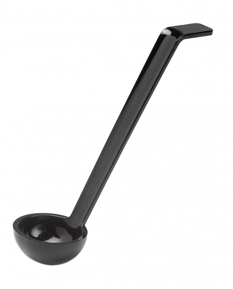 Cambro Camwear Polikarbon Sos Kepçesi - Küçük 21,6 cm ( LD85 ) Siyah