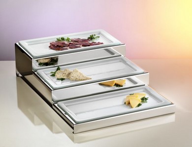 Güren Sunum Standı 3 Katlı 3 Yuvalı - 20*40 cm ( MRD-3Y-3K-2040 )