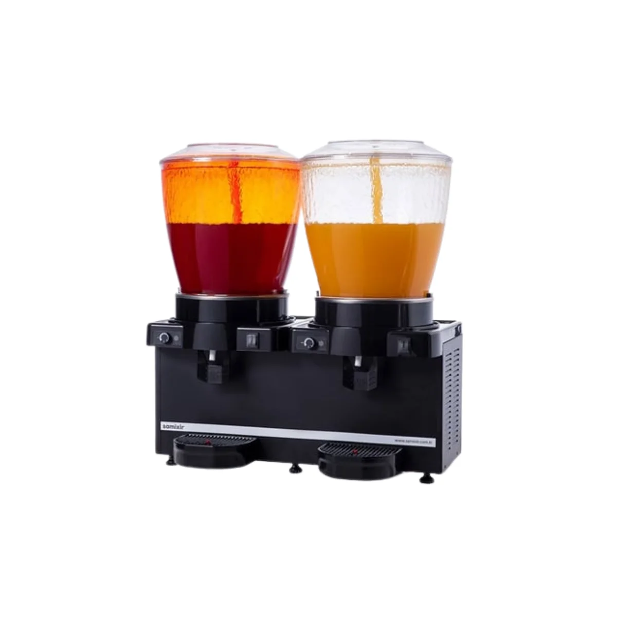 Samixir SS44.AB Panoramik Twin 22+22 Lt Fıskiyeli Analog Soğuk İçecek Dispenseri