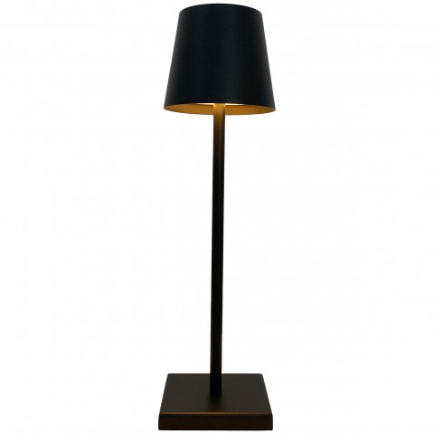 Şarj Edilebilir Masa Lambası 10*38cm (GRV-814-SİYAH)