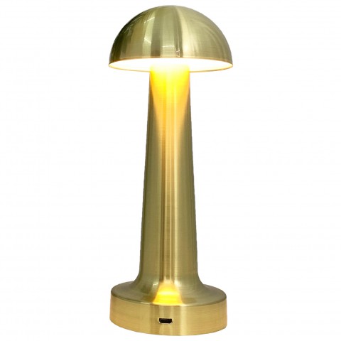 Şarj Edilebilir Masa Lambası D9*H21cm (GRV-811-ALTIN)
