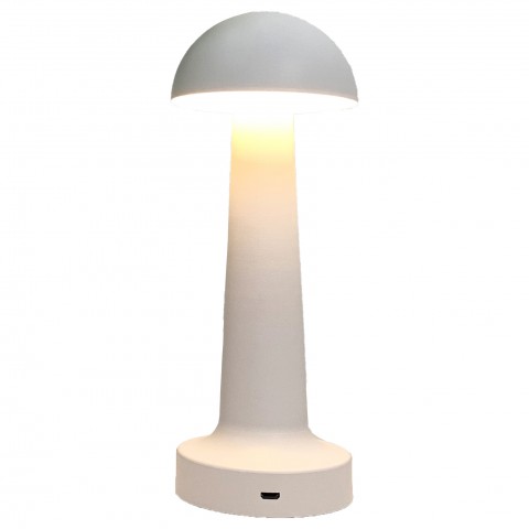 Şarj Edilebilir Masa Lambası D9*H21cm (GRV-811-BEYAZ)