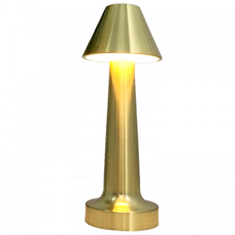 Şarj Edilebilir Masa Lambası D9*H21cm (GRV-812-ALTIN)