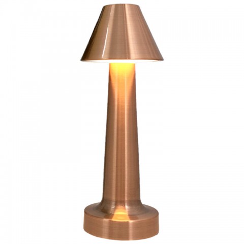 Şarj Edilebilir Masa Lambası D9*H21cm (GRV-812-BAKIR)