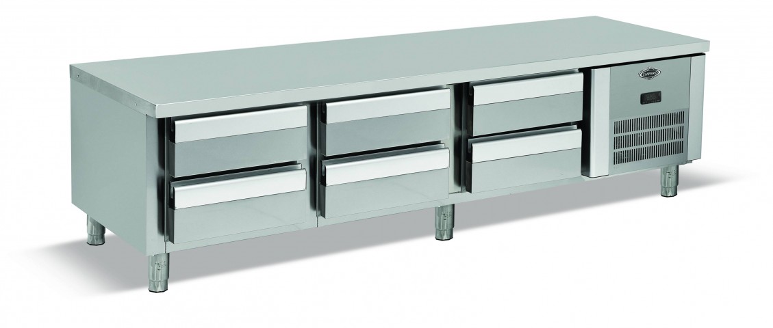Empero Set Altı Buzdolabı 200*600*550 cm (6*GN2/3 100) (EMP.200.60.01-S)