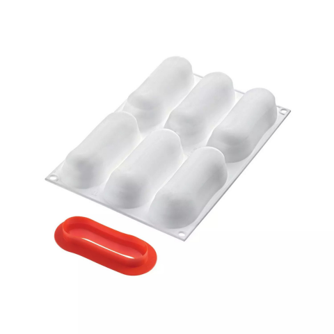 Silikomart Eclair 140 Silikon Kalıp - S.Mould 129*40 mm h:35 mm (36.197.87.0065)
