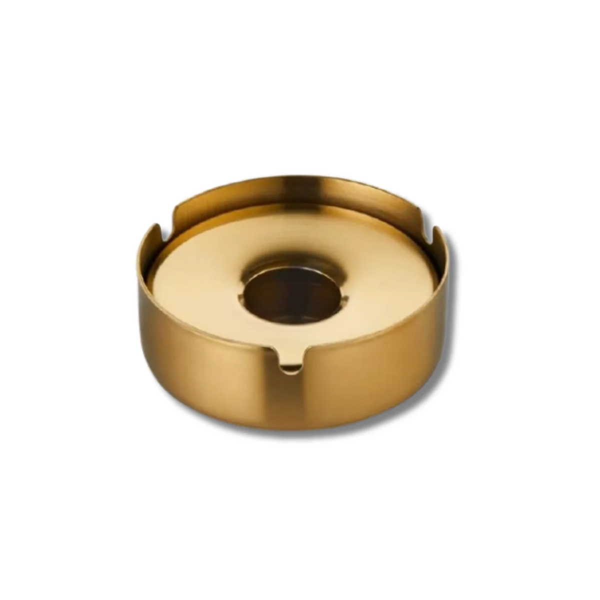 Fünke Skoçlu Kapaklı Küllük Gold Ø: 10 cm H:30 mm