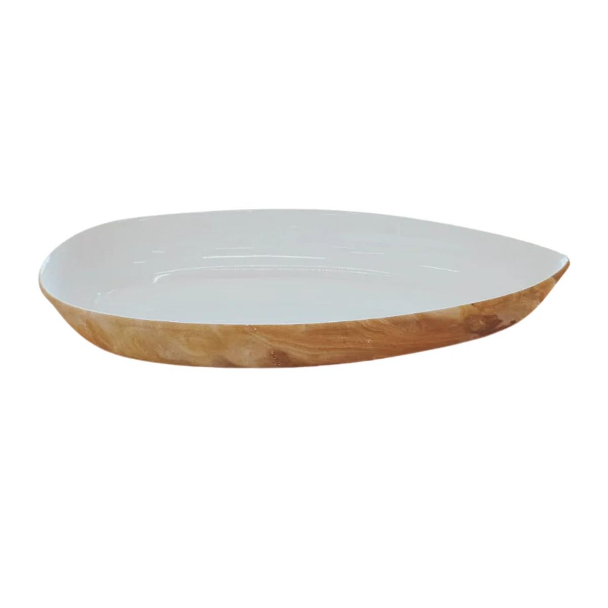 Smile Buffet Golden Açık Büfe Kırılmaz Kayık Tabak  47x20,5 cm H:5 cm
