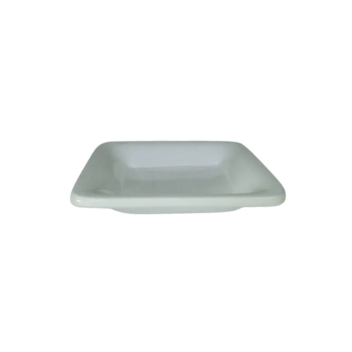 Smile Buffet Minimal Tabak 10*10 cm H:1,5 cm  Beyaz