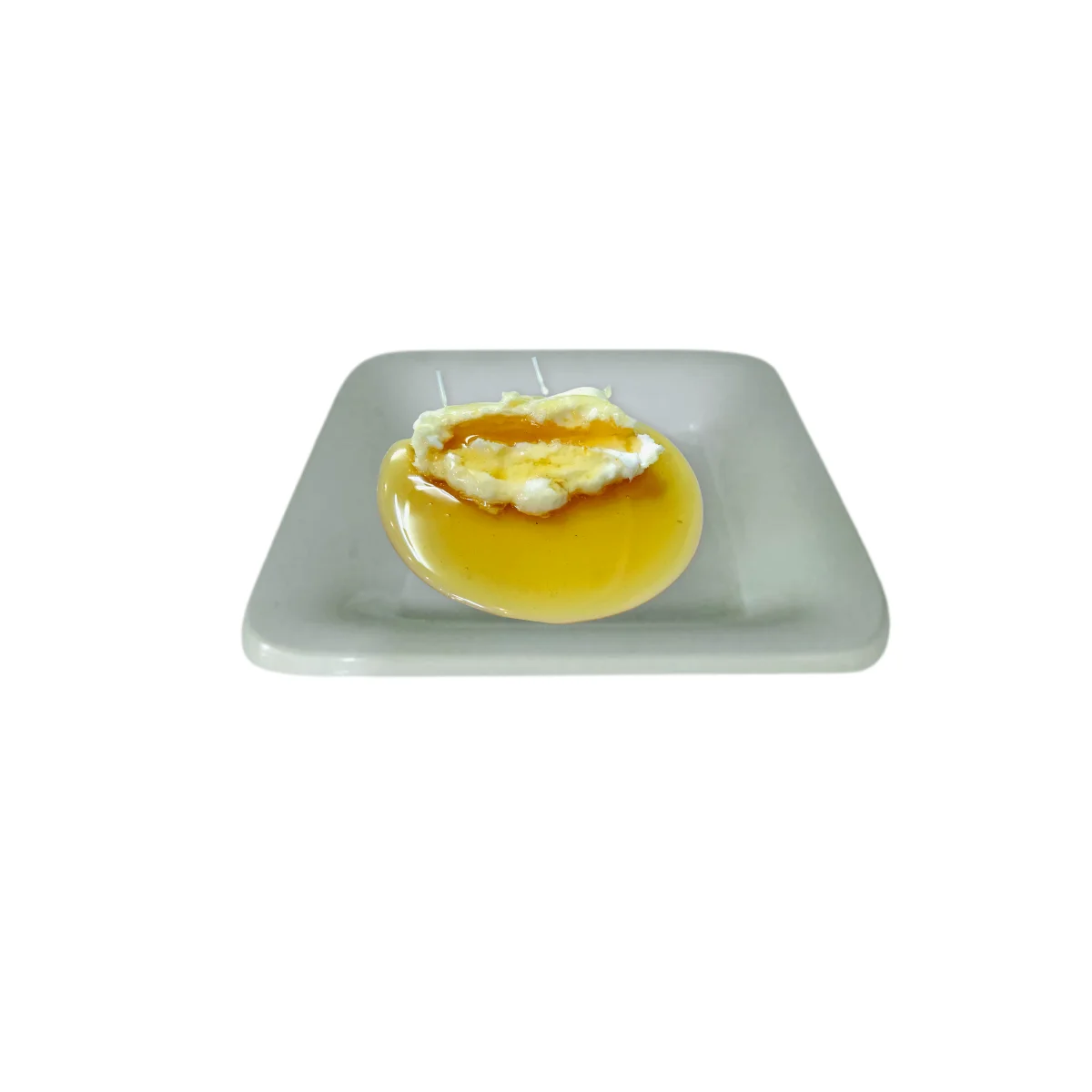 Smile Buffet Minimal Tabak 10*10 cm H:1,5 cm  Beyaz
