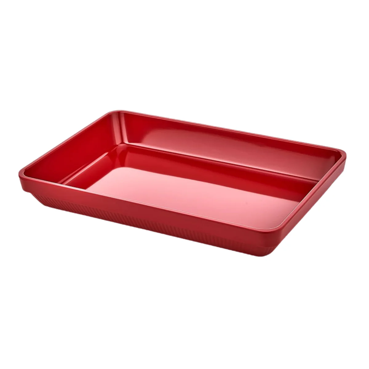 Sunum Tabağı 39.5*26 cm Kırmızı