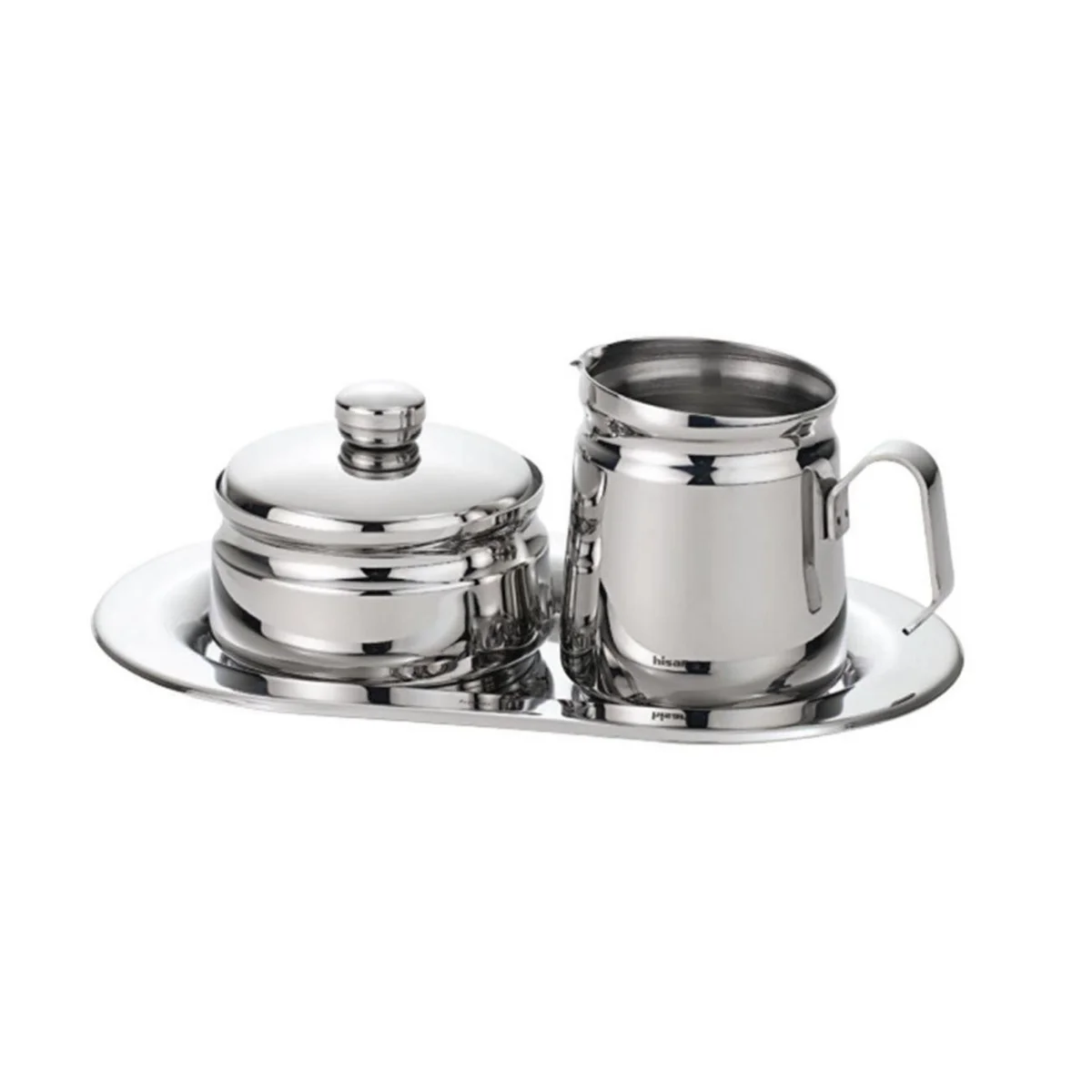 Çelik Sütlük Şekerlik Set