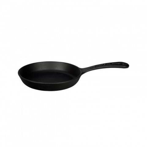 Lava Tek Saplı 16 cm Yuvarlak Döküm Tava ( LV ECO Y STV 16 ) Siyah